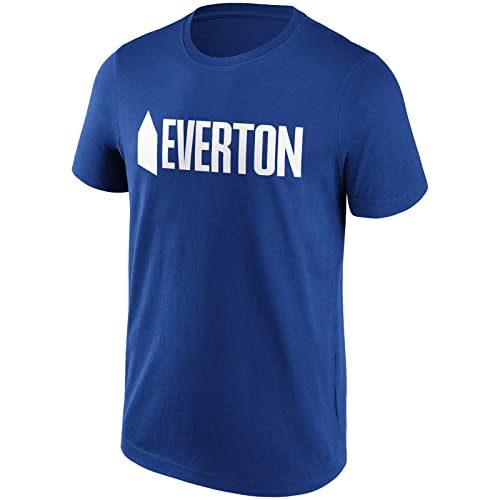 Everton FC EPL Premier League Fussball T-Shirt Value Mono Wordmark Graphic royal blau XXL von Fanatics