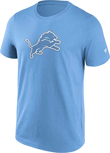 Fanatics - NFL Detroit Lions Primary Logo Graphic T-Shirt Farbe Blau, Größe XL von Fanatics