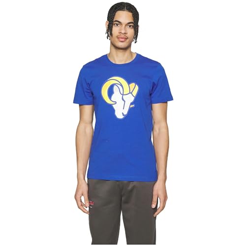 Fanatics - NFL Los Angeles Rams Primary Logo Graphic T-Shirt Farbe Blau, Größe L von Fanatics