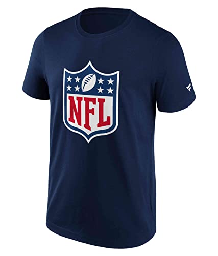 Fanatics - NFL Shield Primary Logo Graphic T-Shirt Farbe Blau, Größe 3XL von Fanatics