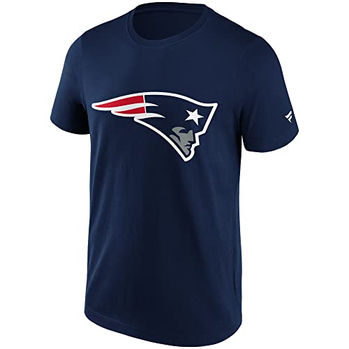 Fanatics New England Patriots Mid Essentials Crest T-Shirt Herren dunkelblau/rot, L von Fanatics