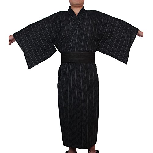 Fancy Pumpkin Jinbei Hommes Yukata Kimono Robe Japonaise Pyjama 【A4 / Taille L】 von Fancy Pumpkin