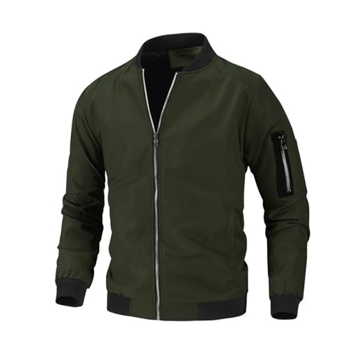 Jacke Herren Übergangsjacke, Bomberjacke Herren Leichte Dünne Blouson Jacke Stehkragen Fliegerjacke Herrenjacke Reißverschluss Winddichte Mäntel Jacken Collegejacke Outdoorjacke Freizeitjacke Jacke Herren Übergangsjacke, Bomberjacke Herren Leichte Dünne Blouson Jacke Stehkragen Fliegerjacke Herrenjacke Reißverschluss Winddichte Mäntel Jacken Collegejacke Outdoorjacke Freizeitjacke von Fannyfuny