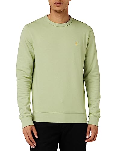 Farah Herren Tim Crew Sweatshirt, salbeigrün, XL von Farah