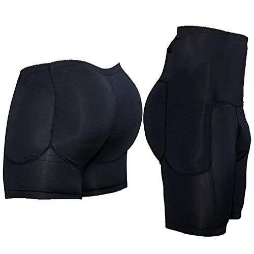 Faringoto Männer Gepolsterte Unterwäsche Mesh Kurze Buttoceks Lifter Vergrößern Hintern Push Up Pad Unterhose, #2+#1, S von Faringoto