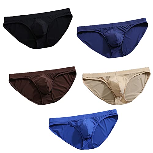 Faringoto Mens Seamless Briefs Summer Men's Briefs Ice Silk Low Waist Panties von Faringoto