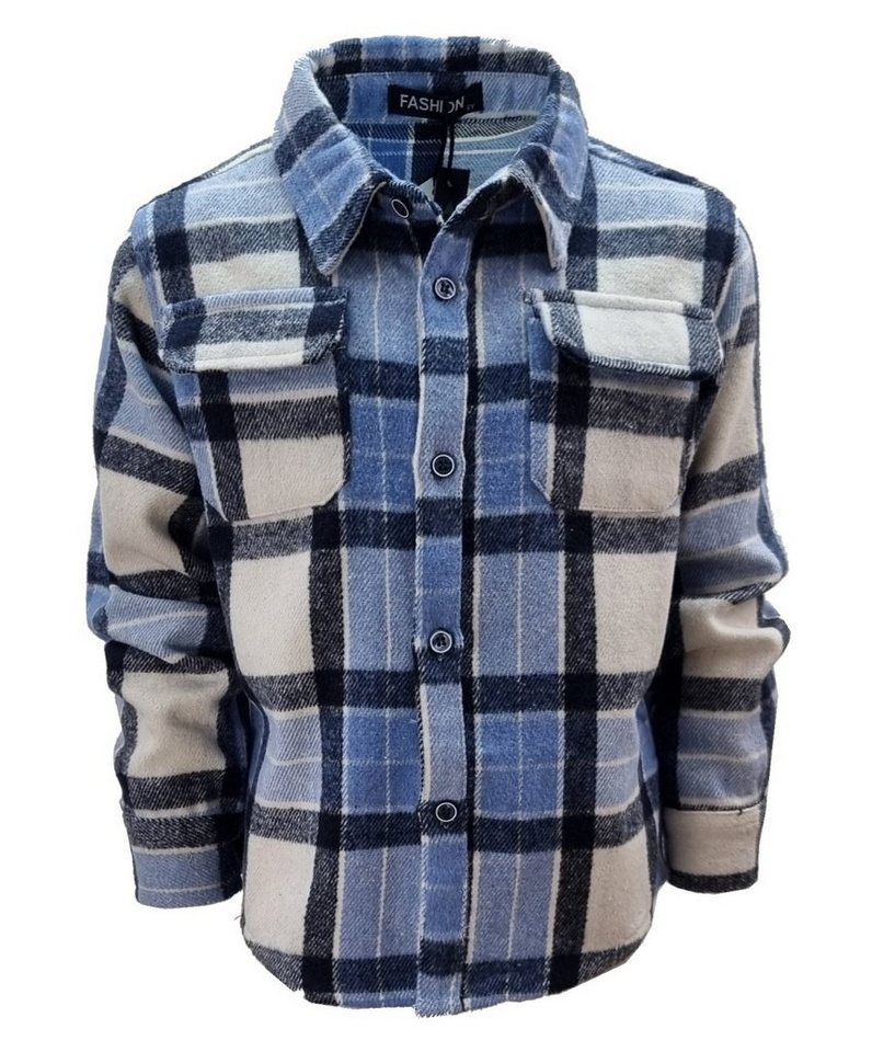 Fashion Boy Flanellhemd Flanellhemd kariertes Hemd Holzfällerhemd, JS117 von Fashion Boy