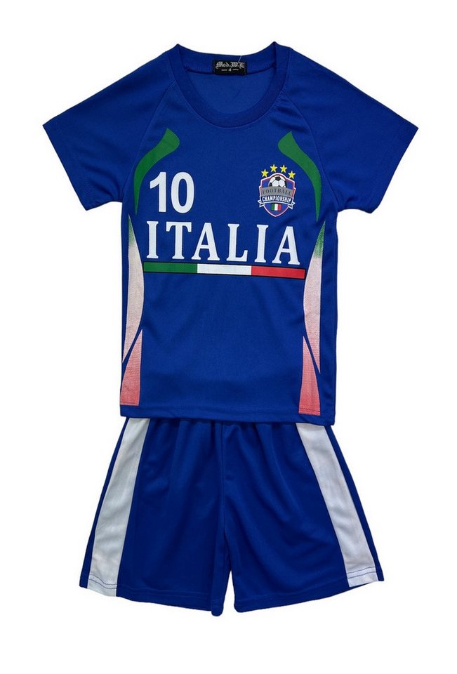 Fashion Boy Fußballtrikot Fußball Fan Set Italia, Italien, Trikot + Shorts, JS75 (Set, T-Shirt+Shorts) von Fashion Boy