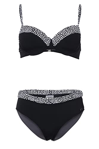 fashy Damen Bikini-Set, Schwarz, 40 / B EU von Fashy