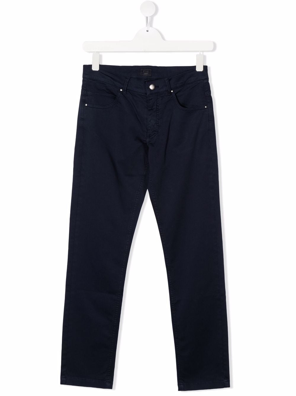 Fay Kids TEEN Five-Pocket-Chino - Blau von Fay Kids