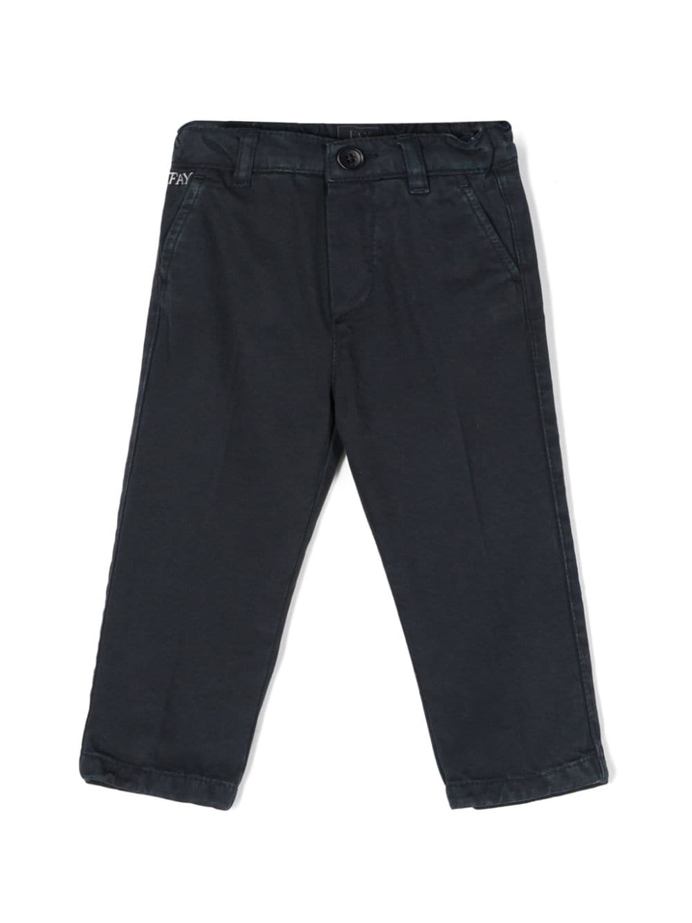 Fay Kids Tapered-Hose aus Twill - Blau von Fay Kids