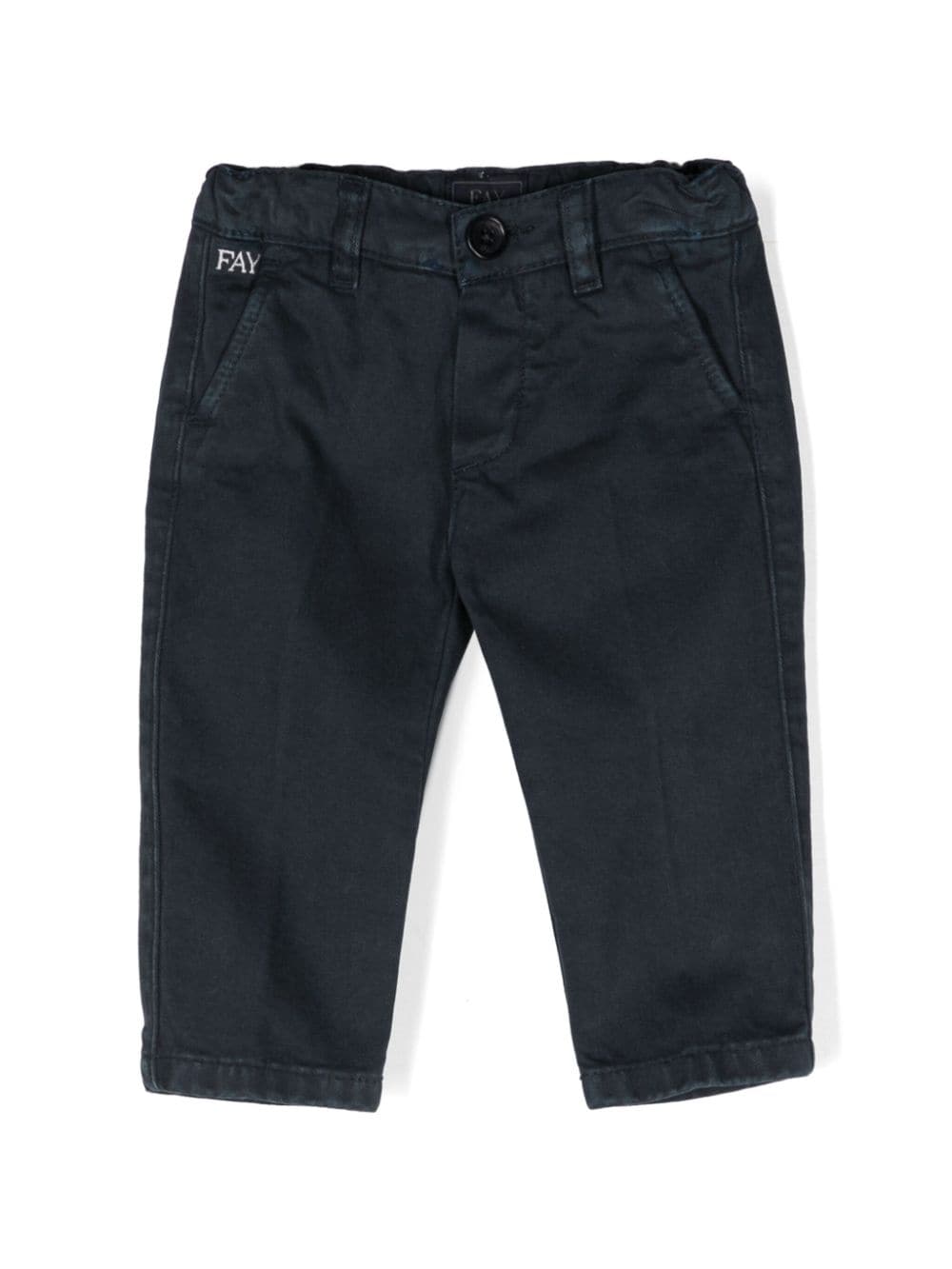 Fay Kids Twill-Chino mit Tapered-Bein - Blau von Fay Kids