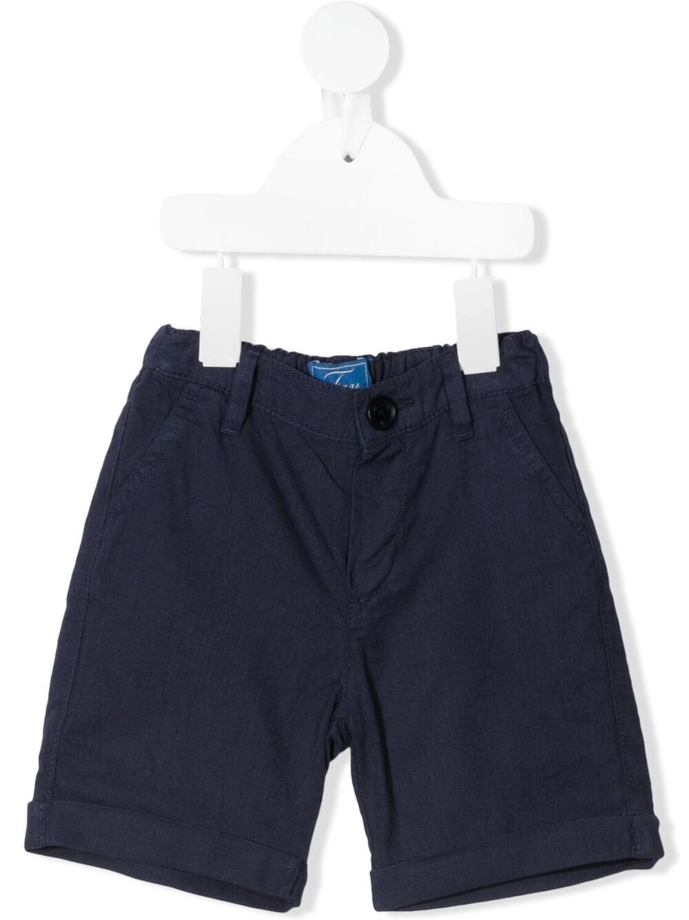 Fay Kids Bermudas mit Logo-Stickerei - Blau von Fay Kids