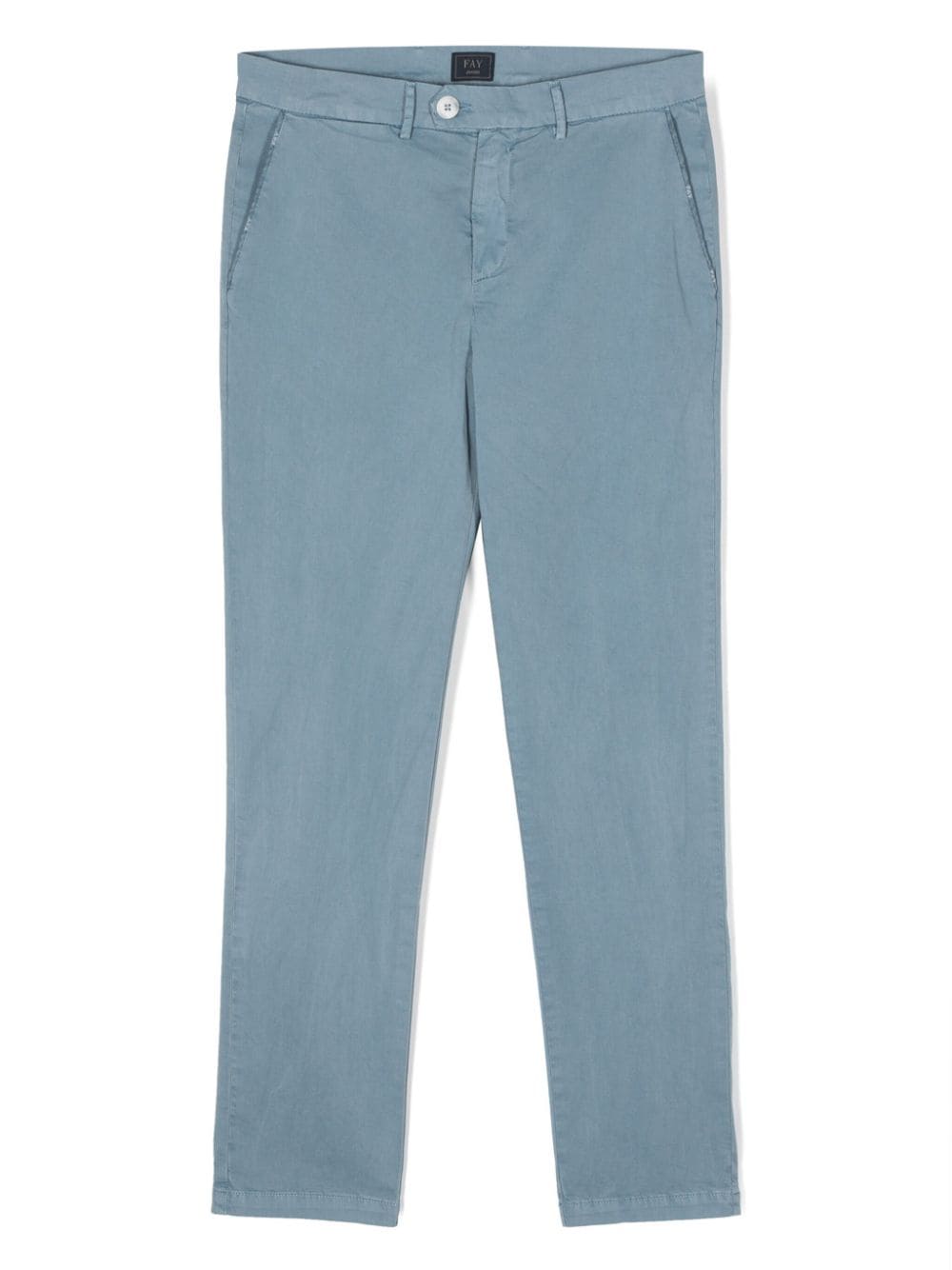 Fay Kids Chino mit schmalem Schnitt - Blau von Fay Kids