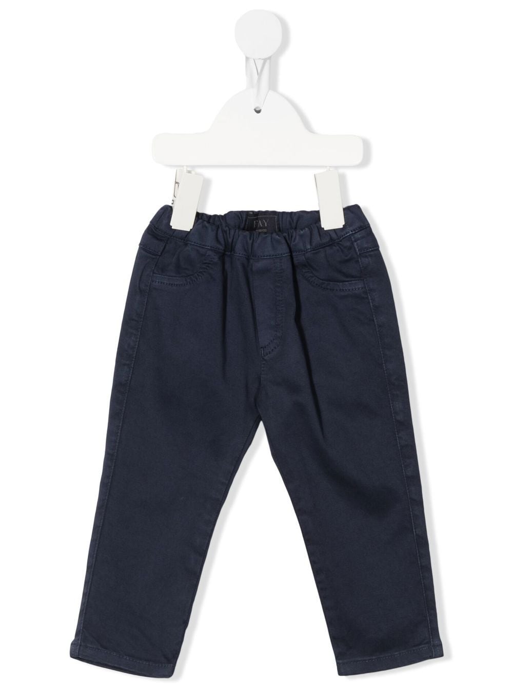 Fay Kids Chino mit geradem Bein - Blau von Fay Kids