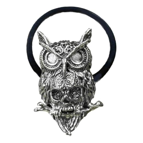 Gothics Owl Schädel Haarband Cool Dark Series Stirnband Elastic Hair Krawatte Für Halloween Party Elastic Hair Seilzubehör Gothics Owl Schädel Haarband Cool Dark Series Stirnband Elastic Hair Krawatte Für Halloween Party Elastic Hair Seilzubehör von Fcnjsao