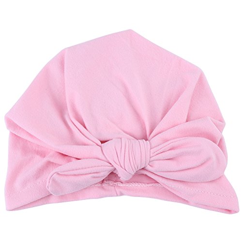 Weicher Turban Hut Kinder super Baumwollhut Babynetter Krankenhaus indischer Hut 6 Farben zur Auswahl(Rosa) von Fdit