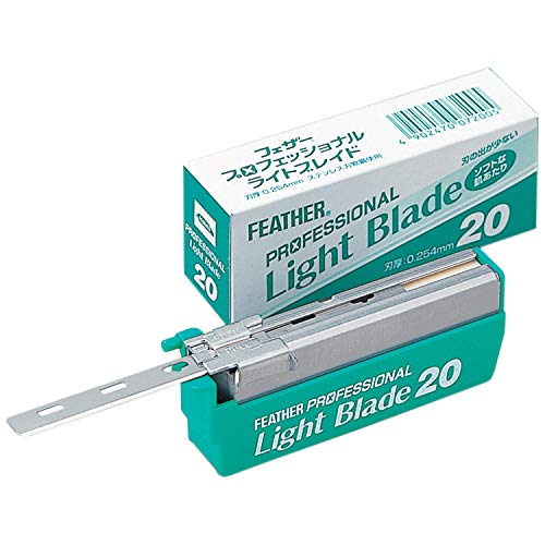 Feather Professional Light Blade Rasierklingen, einzigartig, Standard von Feather