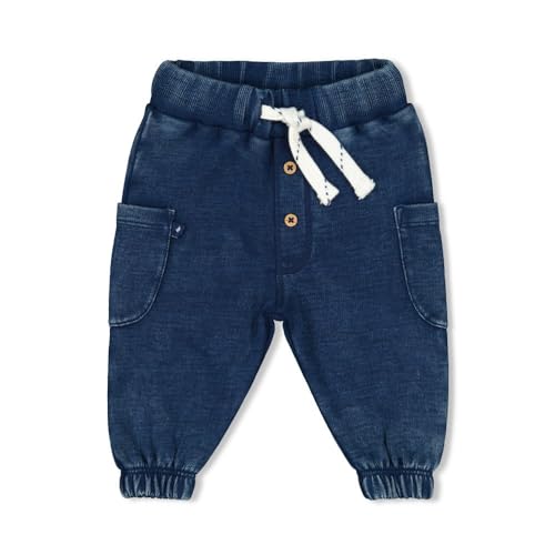 Feetje Baby-Jungen Hose AOP - Let's Sail, Indigo blau, 68 von Feetje