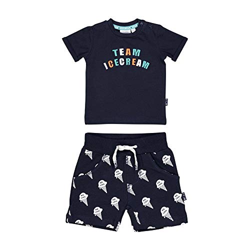 Feetje Baby-Jungen Zweiteiliger kurzer Sweat-Anzug Icecream, Marine, 68 von Feetje