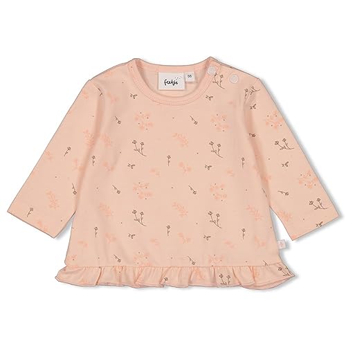 Feetje Baby Mädchen - Longsleeve AOP - Moonlight Flowers, Rosa, 62 von Feetje