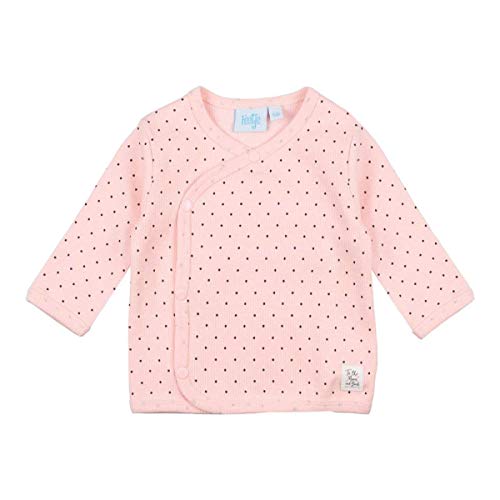 Feetje Baby-Mädchen Wickelshirt Langarm mit Alloverprint Punkten, Farbe:Rosa, Größe:56 von Feetje