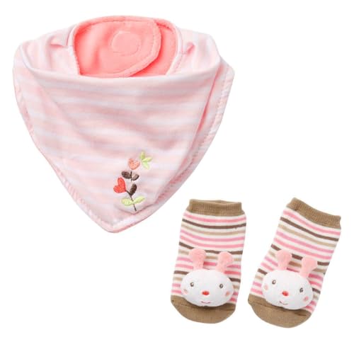 Fehn Baby-Halstuch & Rasselsöckchen // 2er Set // Garden Dreams Collection // Lebhafte Farben und Materialien, Rosa, 0-12 Monate Fehn Baby-Halstuch & Rasselsöckchen // 2er Set // Garden Dreams Collection // Lebhafte Farben und Materialien, Rosa, 0-12 Monate von Fehn