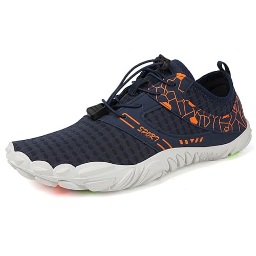 Fehploh Atmungsaktive Outdoor-Sportschuhe, Strandschuhe for Herren und Damen, schnell trocknende Barfußschuhe zum Kajakfahren, Bootfahren, Wandern, Surfen, Spazierengehen (36 Blau) von Fehploh