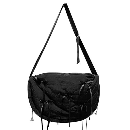 Fehploh Cloud-Umhängetasche for Damen, großes Fassungsvermögen, gepolsterte Umhängetasche mit Schleife, stilvolle Pendlertasche, verstellbarer Riemen, leicht, for Outdoor-Reisen (Stil 2) von Fehploh