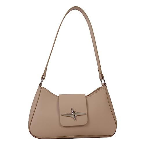 Fehploh Damen-Handtasche, PU-Leder, Pailletten, Y2K, Outdoor-Freizeittasche, Damen-Umhängetasche mit Reißverschluss for Damen (Khaki) von Fehploh