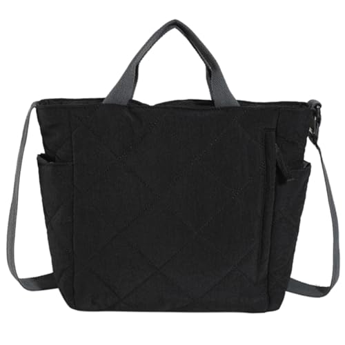 Fehploh Damen-Umhängetasche, einfarbig, großes Fassungsvermögen, Damen-Hobo-Tasche mit Diamantgitter, verstellbarer Riemen, gesteppte Pendeltaschen, mehrere Taschen, einzelne Umhängetasche ( von Fehploh