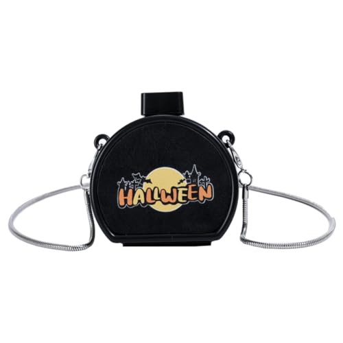 Fehploh Halloween-Tasche mit kleiner Klappe, bedruckt, faltbar, Umhängetasche, Festival-Thema, Damen, Party, Urlaub, Tasche (Buchstabe) von Fehploh