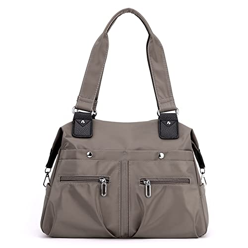 Fehploh Mama-Reisetaschen, großes Fassungsvermögen, Still-Baby-Wickeltasche, multifunktional, Nylon, wasserdicht, mehrere Taschen for die Arbeit (braun) von Fehploh