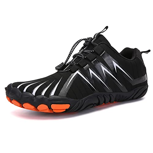 Fehploh Tauch-Sneaker, rutschfeste Trekking-Watschuhe, atmungsaktive Watschuhe, verschleißfestes Outdoor-Zubehör für Damen und Herren (Schwarz 35) von Fehploh