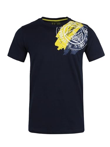 Fenerbahce Herren Tribune Shoulder Printed Logo T-Shirt von Fenerium