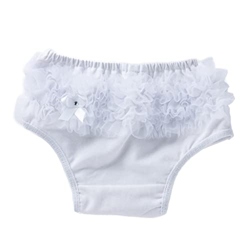 Fenteer Kinder Baby Unterwäsche Unterhose Höschen Mit Rüschen - Weiß, XL für 12-24Monate von Fenteer