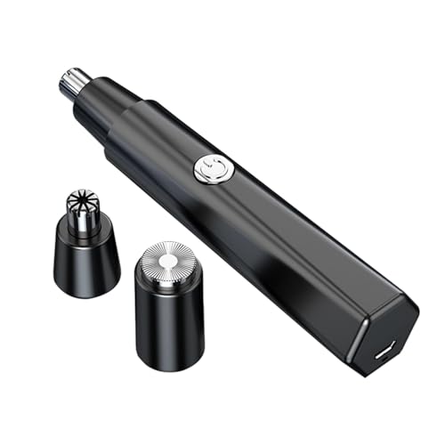 Fenteer Nasenhaartrimmer, Nasenpflegegerät mit leistungsstarkem Motor, Augenbrauen-Gesichtshaarentfernung, Augenbrauen-Gesichtshaartrimmer für Männer, Schwarz Fenteer Nasenhaartrimmer, Nasenpflegegerät mit leistungsstarkem Motor, Augenbrauen-Gesichtshaarentfernung, Augenbrauen-Gesichtshaartrimmer für Männer, Schwarz von Fenteer