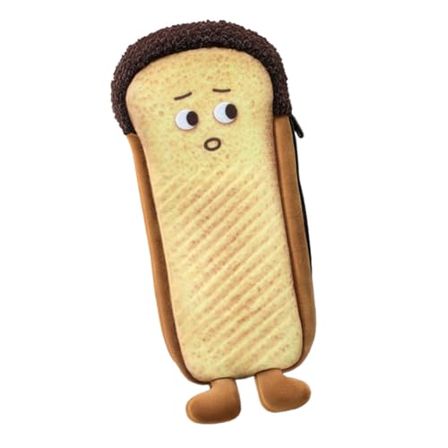 Fenteer Plüsch-Brot-Federmäppchen, Bleistifttasche, Cartoon-Neuheit, Stiftehalter, Stifttasche, gefüllte Brotform-Tasche für Büro, Teenager, Kinder, Stil b Fenteer Plüsch-Brot-Federmäppchen, Bleistifttasche, Cartoon-Neuheit, Stiftehalter, Stifttasche, gefüllte Brotform-Tasche für Büro, Teenager, Kinder, Stil b von Fenteer