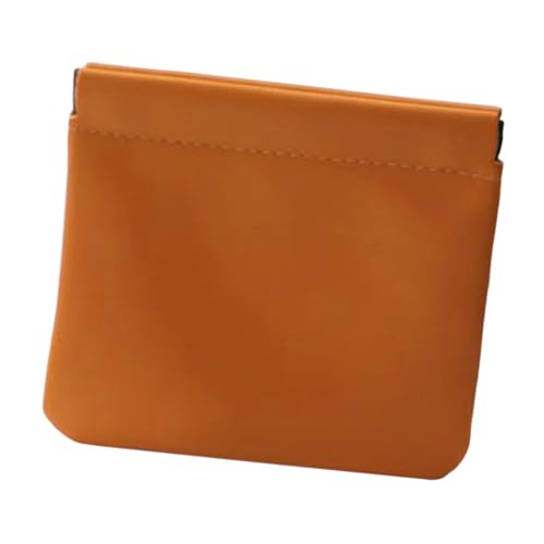 Fenteer Taschen-Kosmetiktasche, Geldbörse, selbstschließend, multifunktionale Mini-Reise-Aufbewahrungstasche, Orange von Fenteer