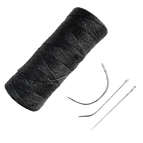 Weaving Nähgarn zur Anbringung von Haar Tresseb DIY Perücke Herstellung, mit 3pcs Weaving Nadeln von Fenteer