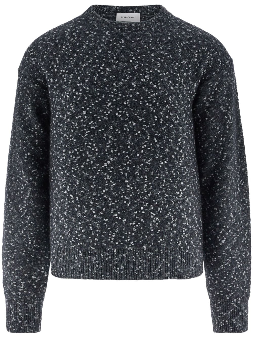 Ferragamo Pullover aus Bouclé - Grau von Ferragamo