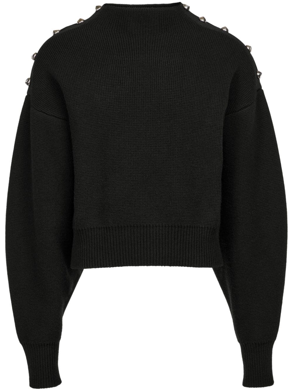 Ferragamo Pullover mit Zierknöpfen - Schwarz von Ferragamo