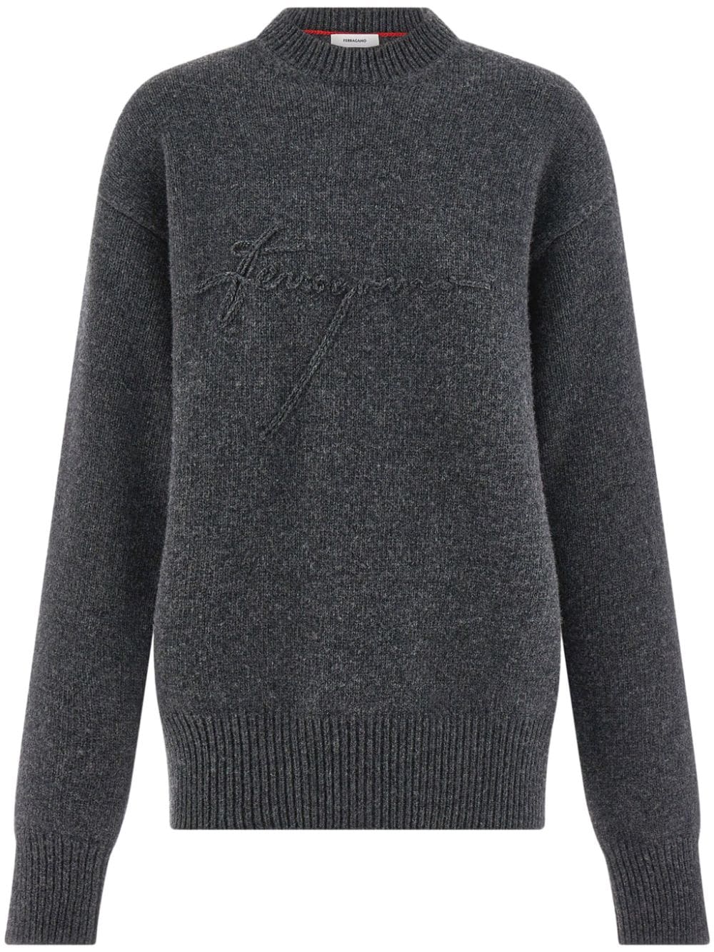 Ferragamo Klassischer Pullover - Grau von Ferragamo