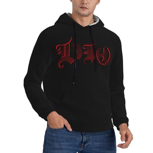 Fett Ronnie Star James Star Dio Herren lässig Langarm Sweatshirt Herren Hoodies Pullover Modes Leichtes Kapuzenhemd mit Kapuze von Fett