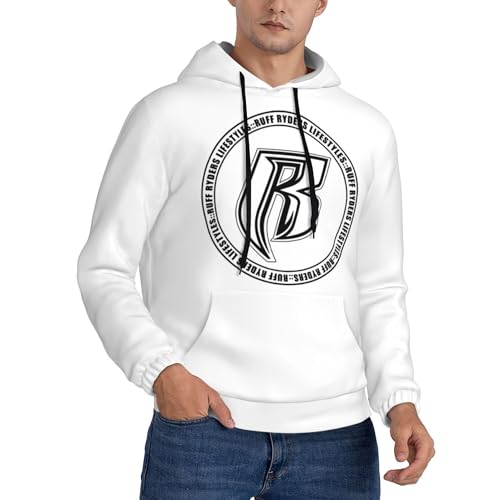 Fett Ruff Star Ryders Herren lässig Langarm Sweatshirt Herren Hoodies Pullover Modes Leichtes Kapuzenhemd mit Kapuze von Fett