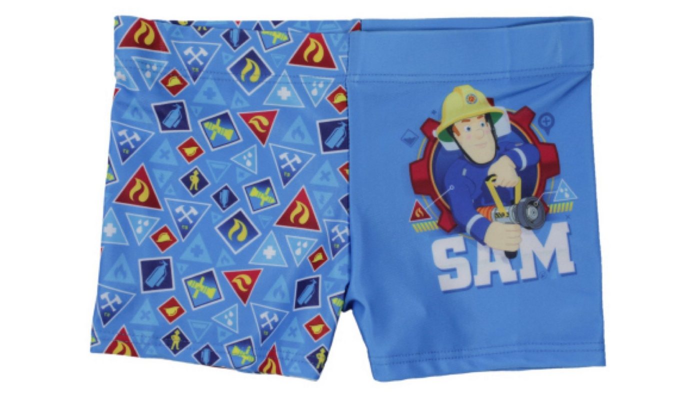 Feuerwehrmann Sam Boxer-Badehose Feuerwehrmann Sam Kinder Badehose von Feuerwehrmann Sam