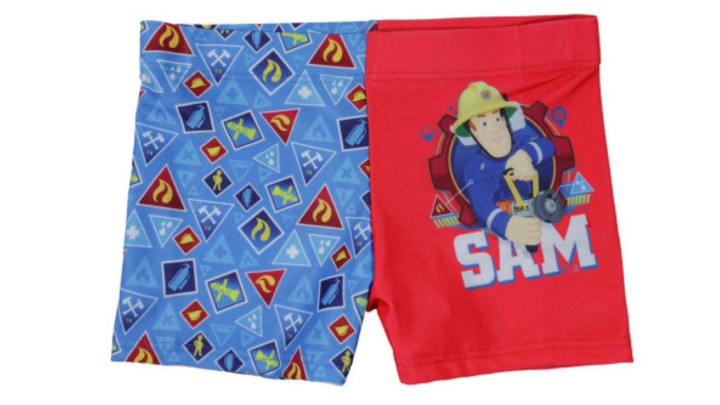 Feuerwehrmann Sam Boxer-Badehose Feuerwehrmann Sam Kinder Badehose von Feuerwehrmann Sam