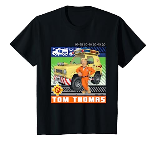 Kinder Feuerwehrmann Sam T-Shirt, Tom Thomas, viele Größen+Farben T-Shirt von Fireman Sam