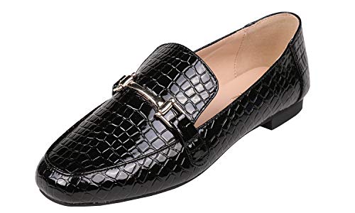 Feversole Damen Fashion Trim Deco Loafer Hausschuhe, D'orsay Loafer von Feversole