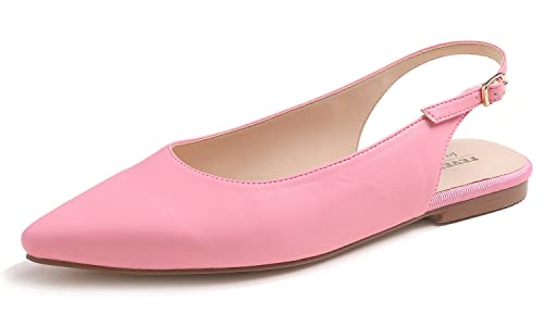 Feversole Slingback erstklassige Damen Ballerina mit Ausgeh-Schuhe Sommer-Schuhe von Feversole